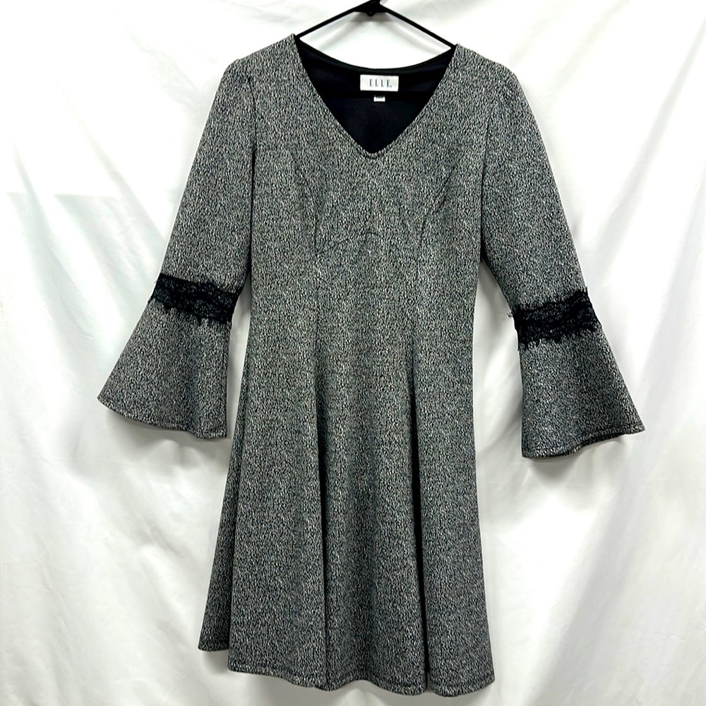 Elle Size S Classy Black and White Dress